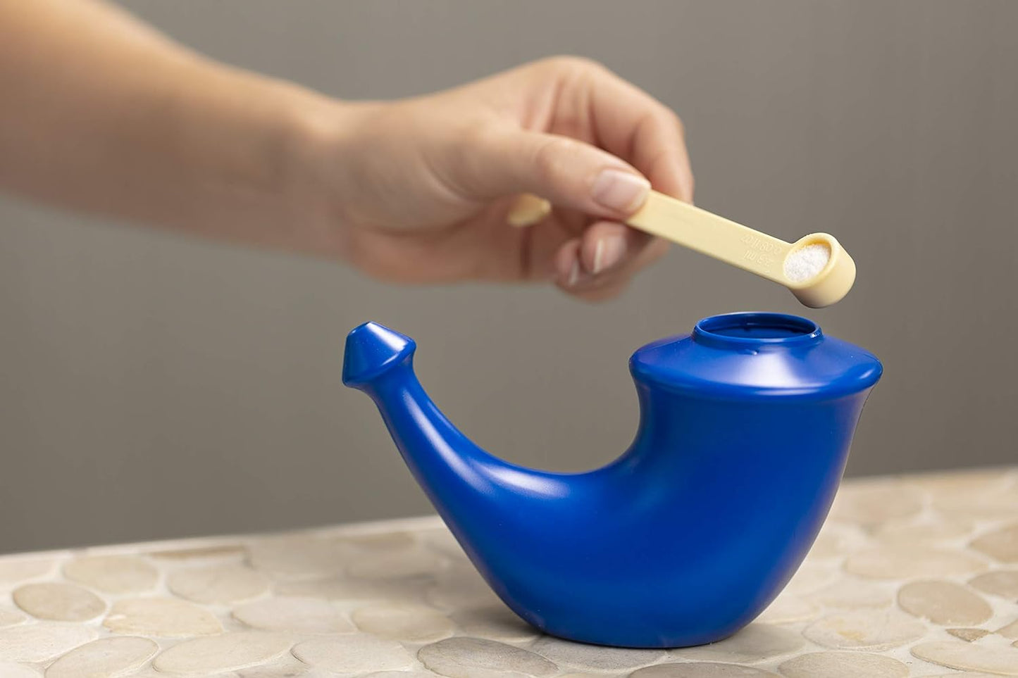Limpiador nasal Neti Pot de cuerno de rinoceronte