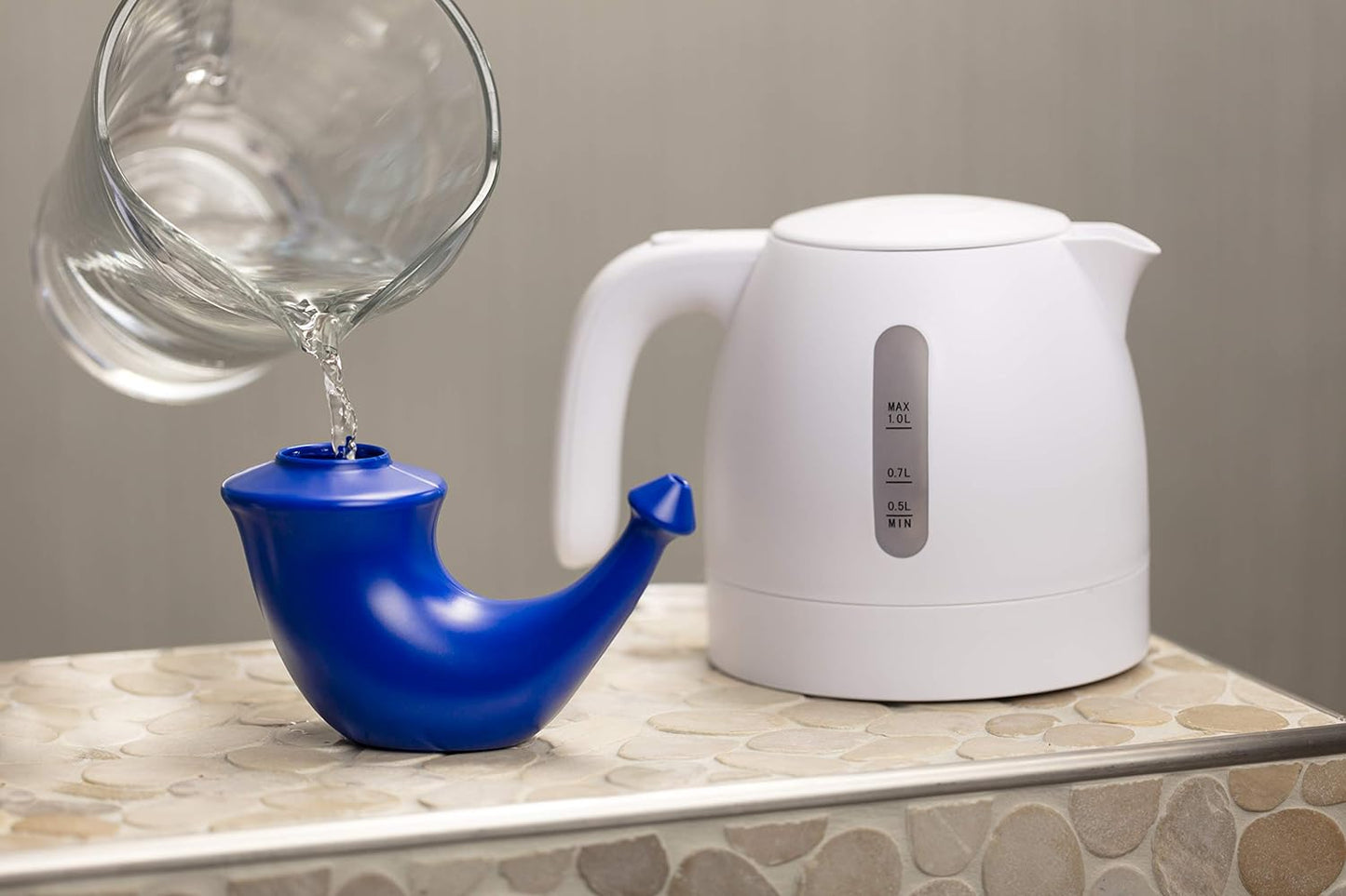 Limpiador nasal Neti Pot de cuerno de rinoceronte