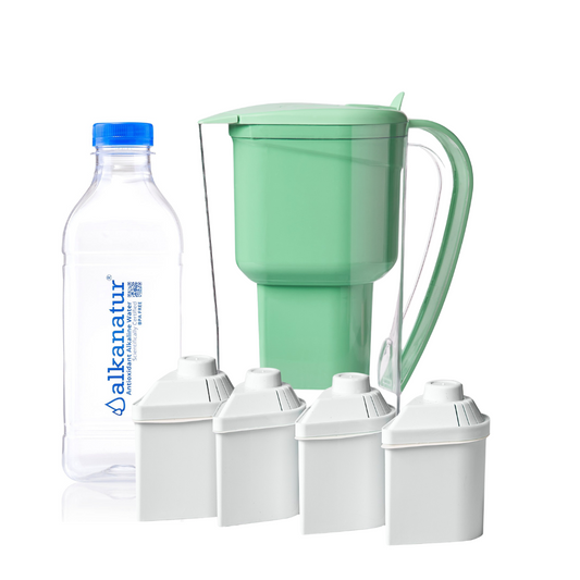 Pack annuel de pichets verts Alkanatur
