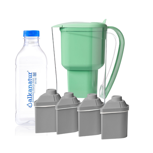 Pack annuel de pichets verts Alkanatur - Zéolite