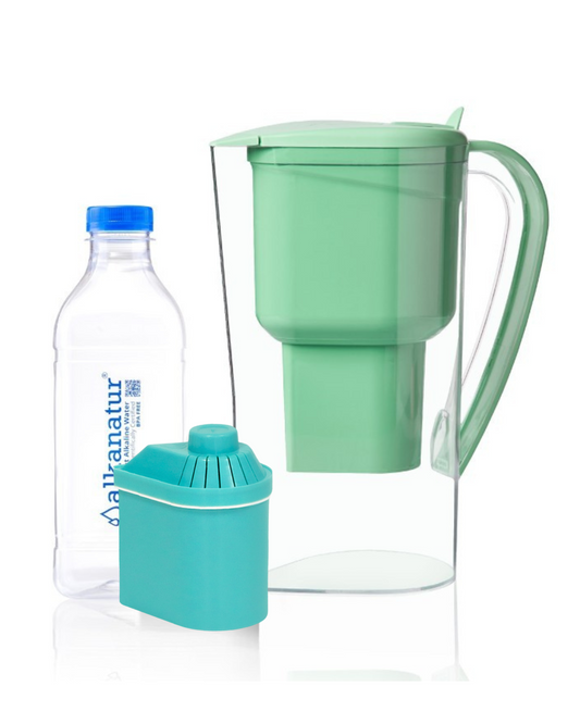 Alkanatur Green Pitcher with Low Magnesium Emission Filter
