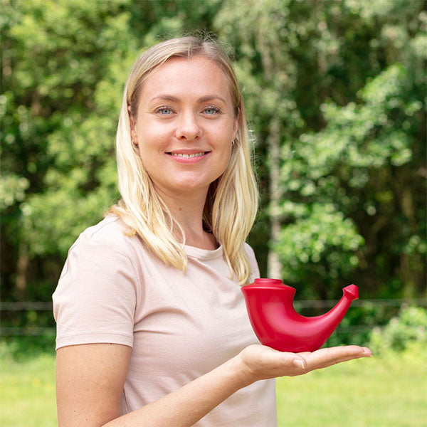 Limpiador nasal Neti Pot de cuerno de rinoceronte