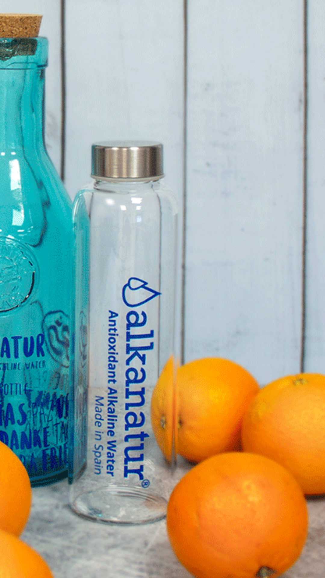 Bouteille en verre borosilicaté