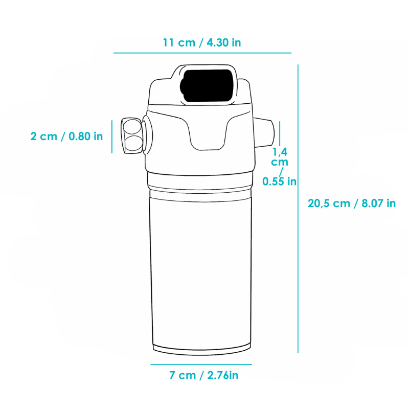 Alkanatur Shower Filter 2.0 (50,000L / 13,200 gal) - Alkanatur North America - Shower Filter - Alkanatur