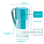 Ergonomic design, fits in the fridge, 1.4L capacity