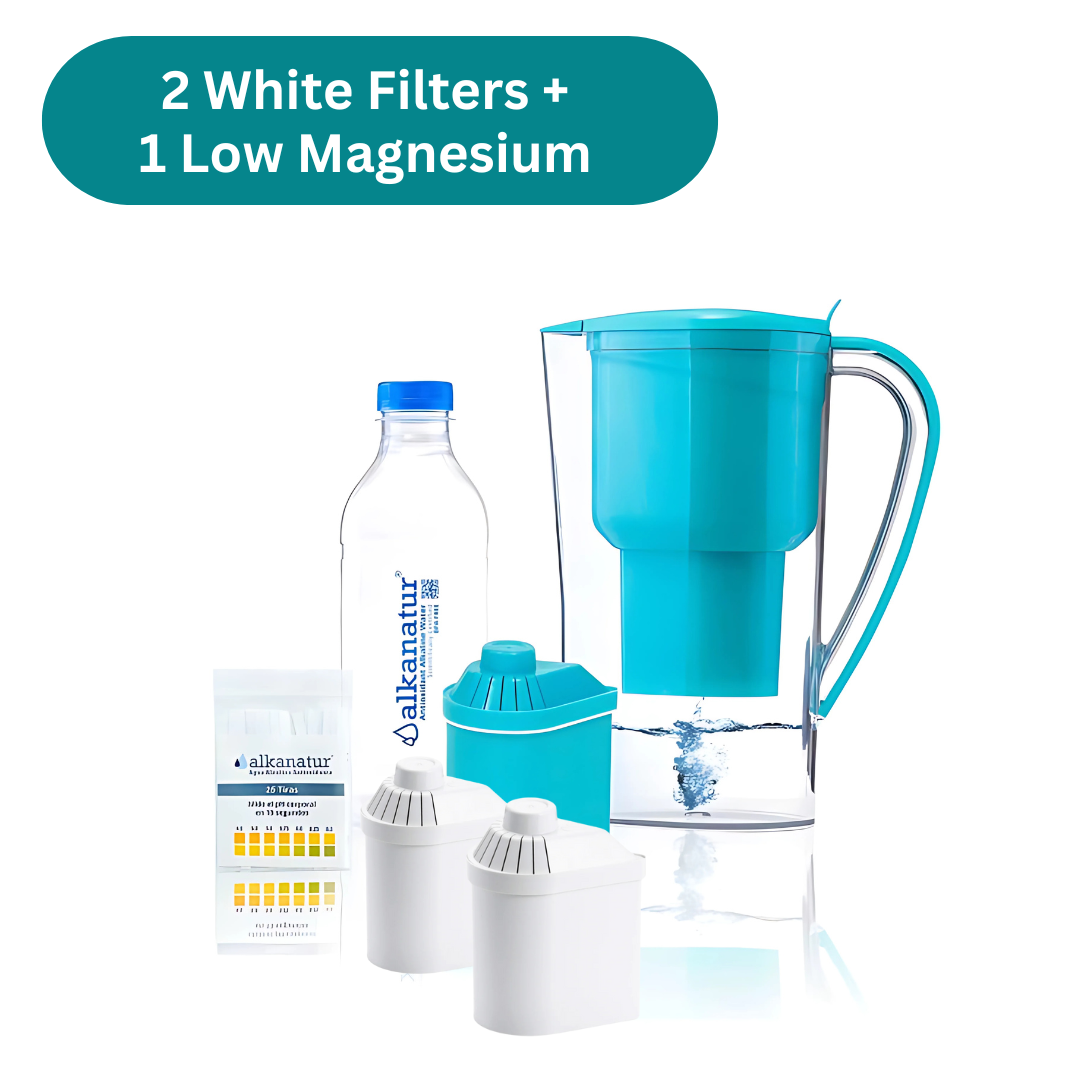 Alkanatur Replacement Filter Combo Pack (White and Green)