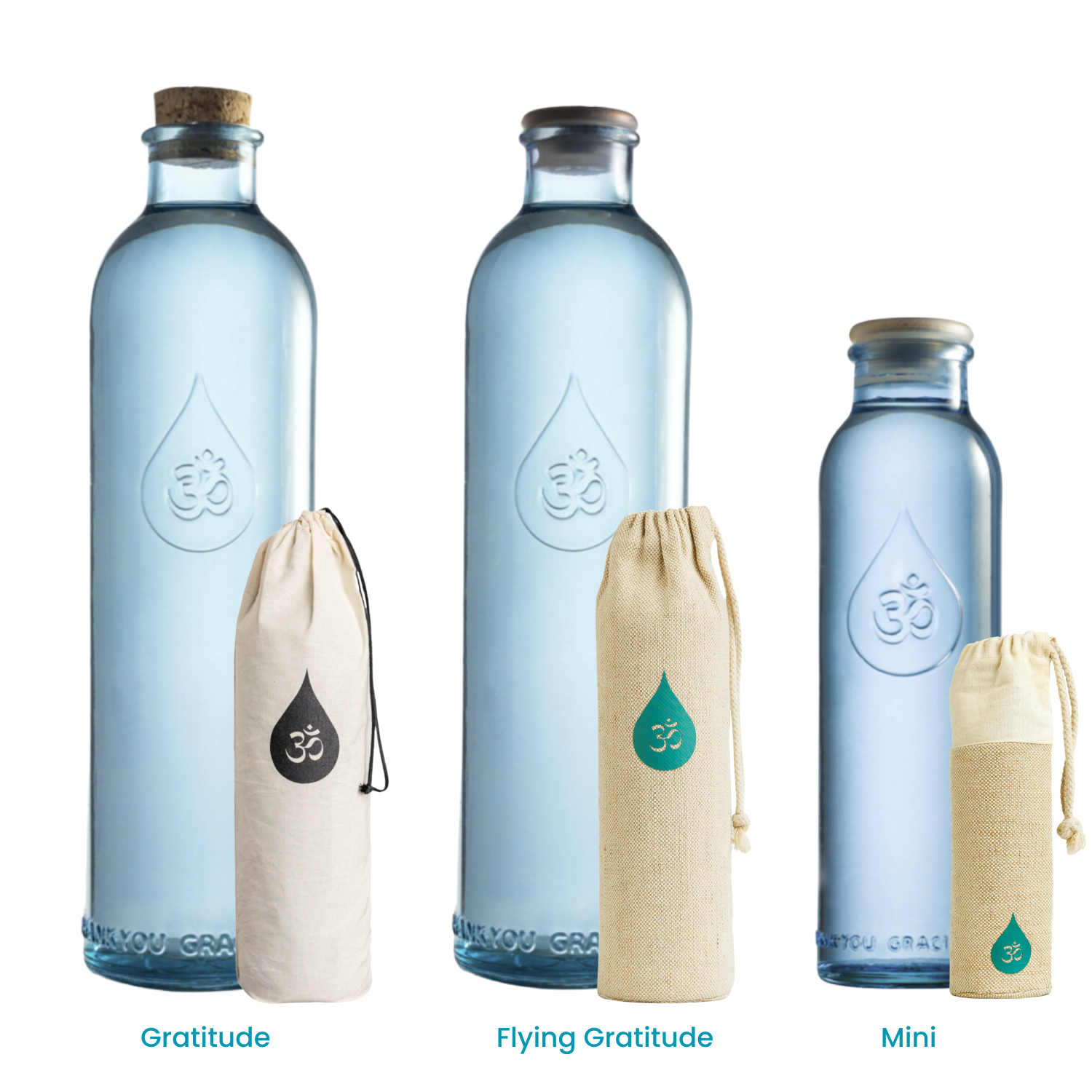 Botella de gratitud OmWater