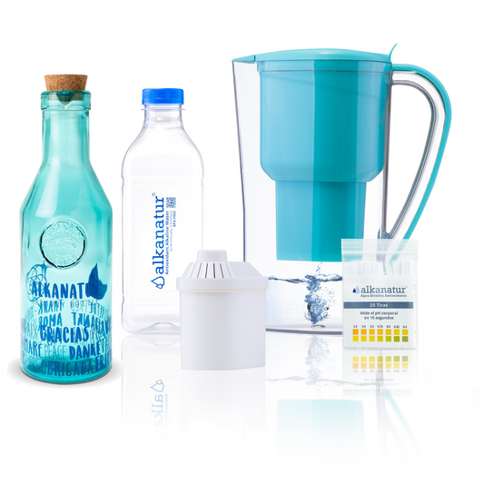 Alkanatur Pitcher with Harmony Bottle bundle