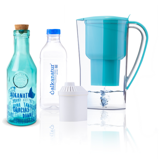 Alkanatur Pitcher with Harmony Bottle bundle