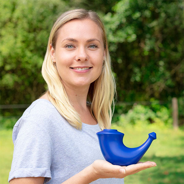 Limpiador nasal Neti Pot de cuerno de rinoceronte