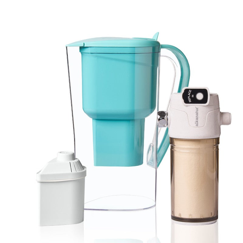 Alkanatur Pitcher with Shower Filter bundle