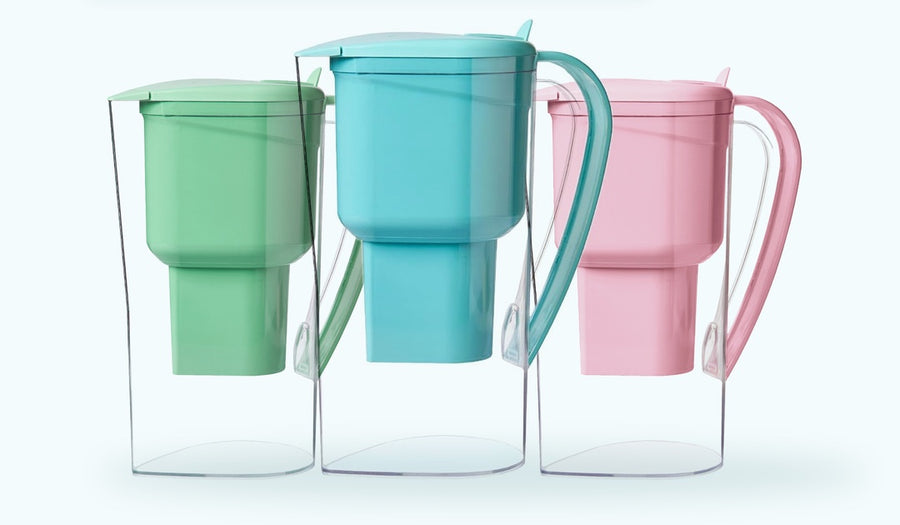 Alkanatur pitchers in Green, Turquoise and Pink