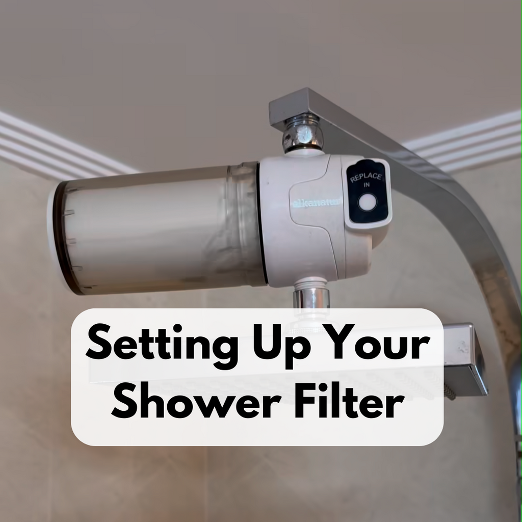 Alkanatur Shower Filter with Replaceable Filter System (50000L / 13200 gal)
