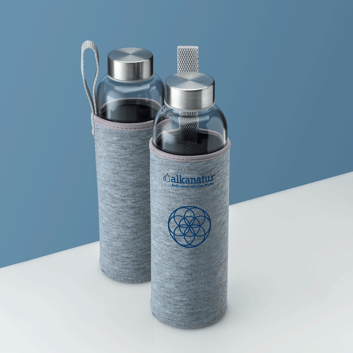 Borosilicate Glass Bottle - alkanatur - Water Bottles - Alkanatur